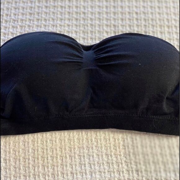 DEREK HEART JUNIOR SEAMLESS PADDED Black BRA SMALL - Picture 2 of 7